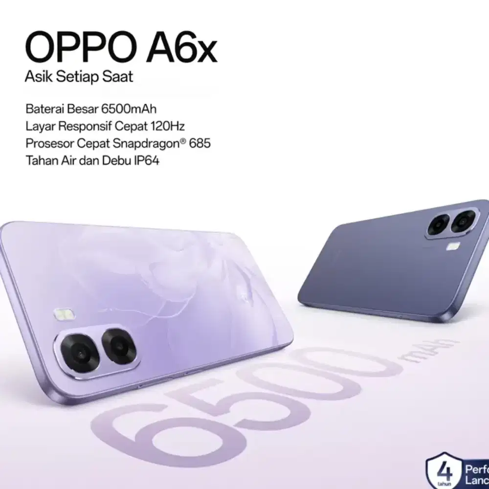OPPO A6x 4/128GB BISA KREDIT SYARAT KTP SAJA