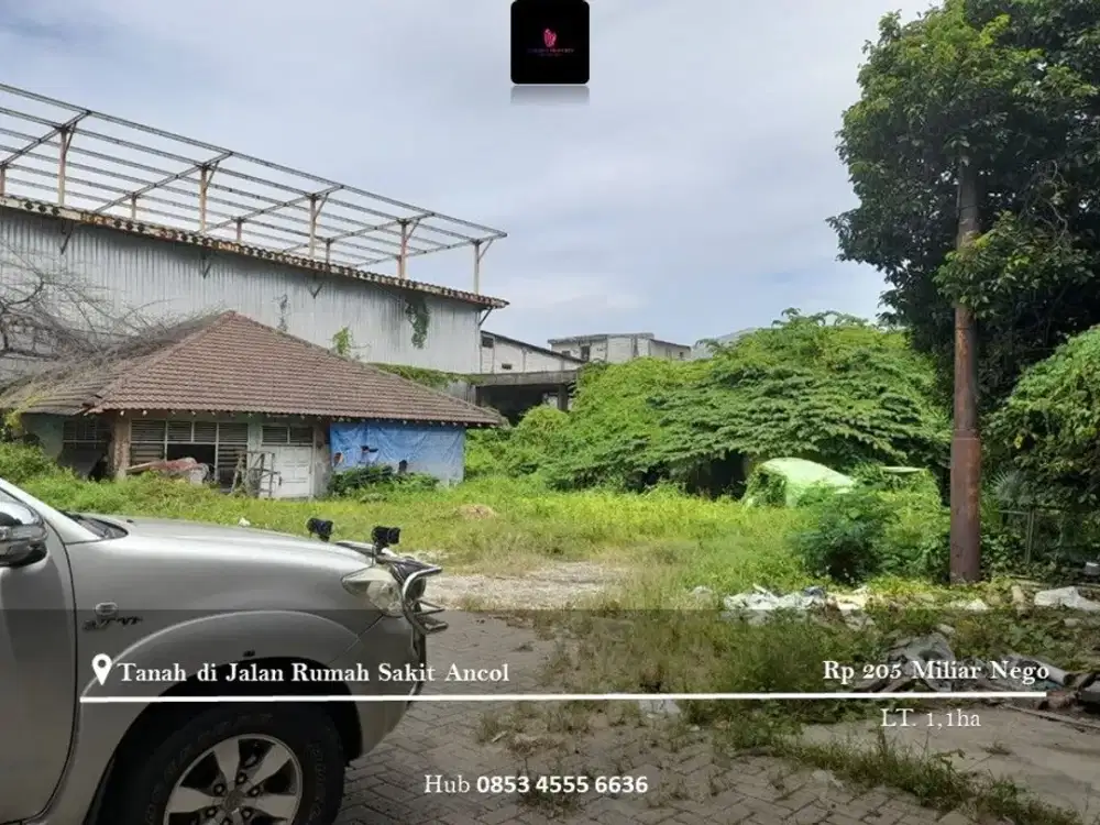 Dijual Tanah di Jalan Rumah Sakit Ancol
