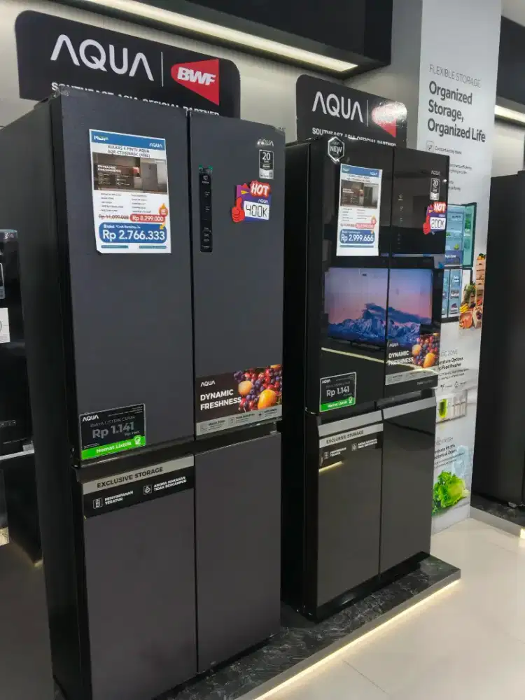 Kulkas set by set credit tanpa dp Syarat ktp asli aja