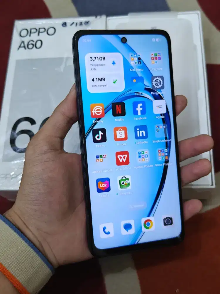 Oppo a60 8/128gb lengkap