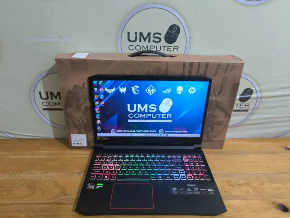 ACER Nitro 5 AN515-44 AMD Ryzen 5-4600H RAM 16GB SSD 512GB GTX 1650 Ti