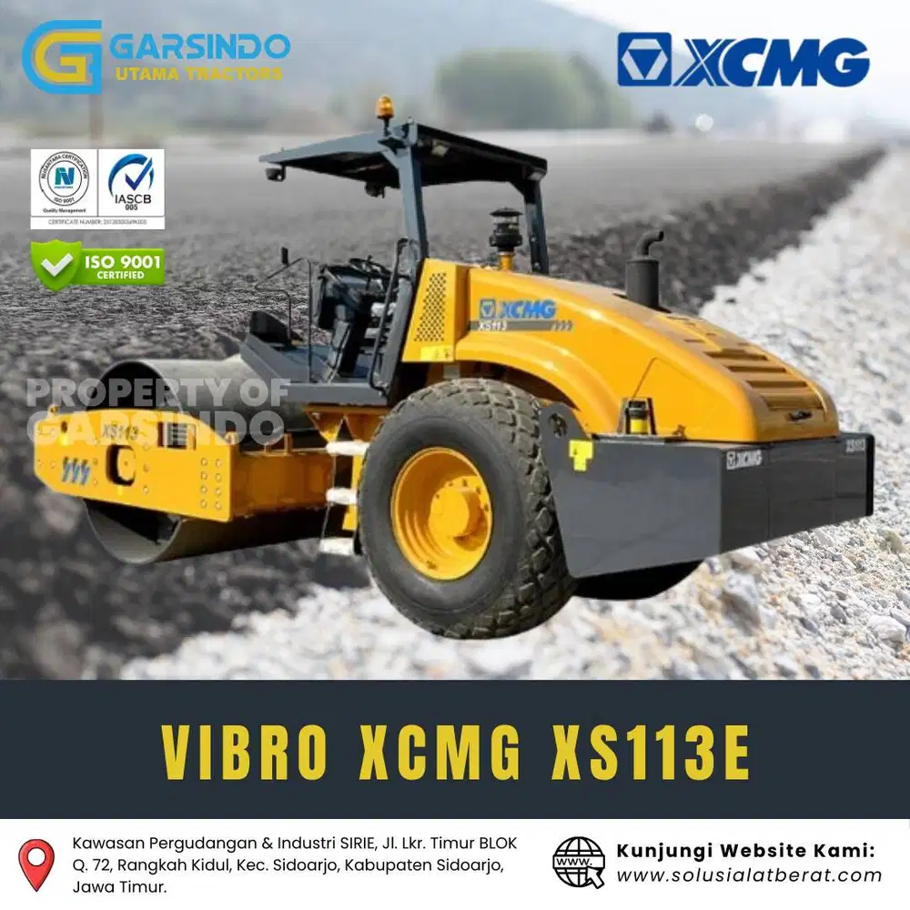 Vibro XCMG XS113E | Surabaya | Harga Terbaik Jawa Timur 2026