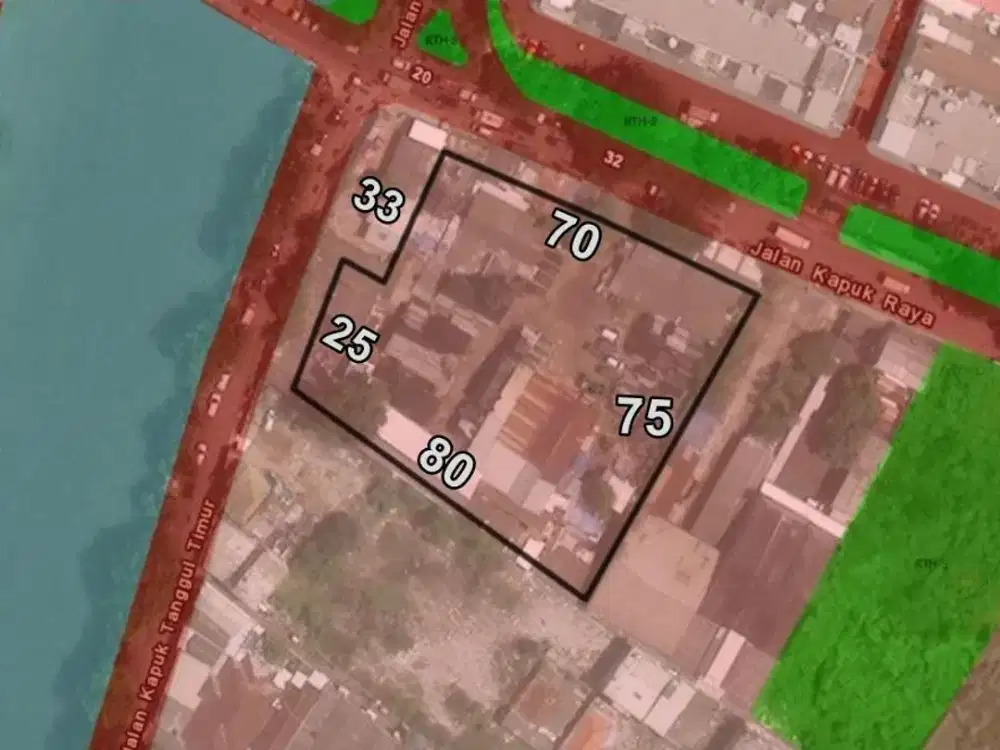 Tanah Strategis Kapuk Raya Zona Perdagangan K2 Komersial