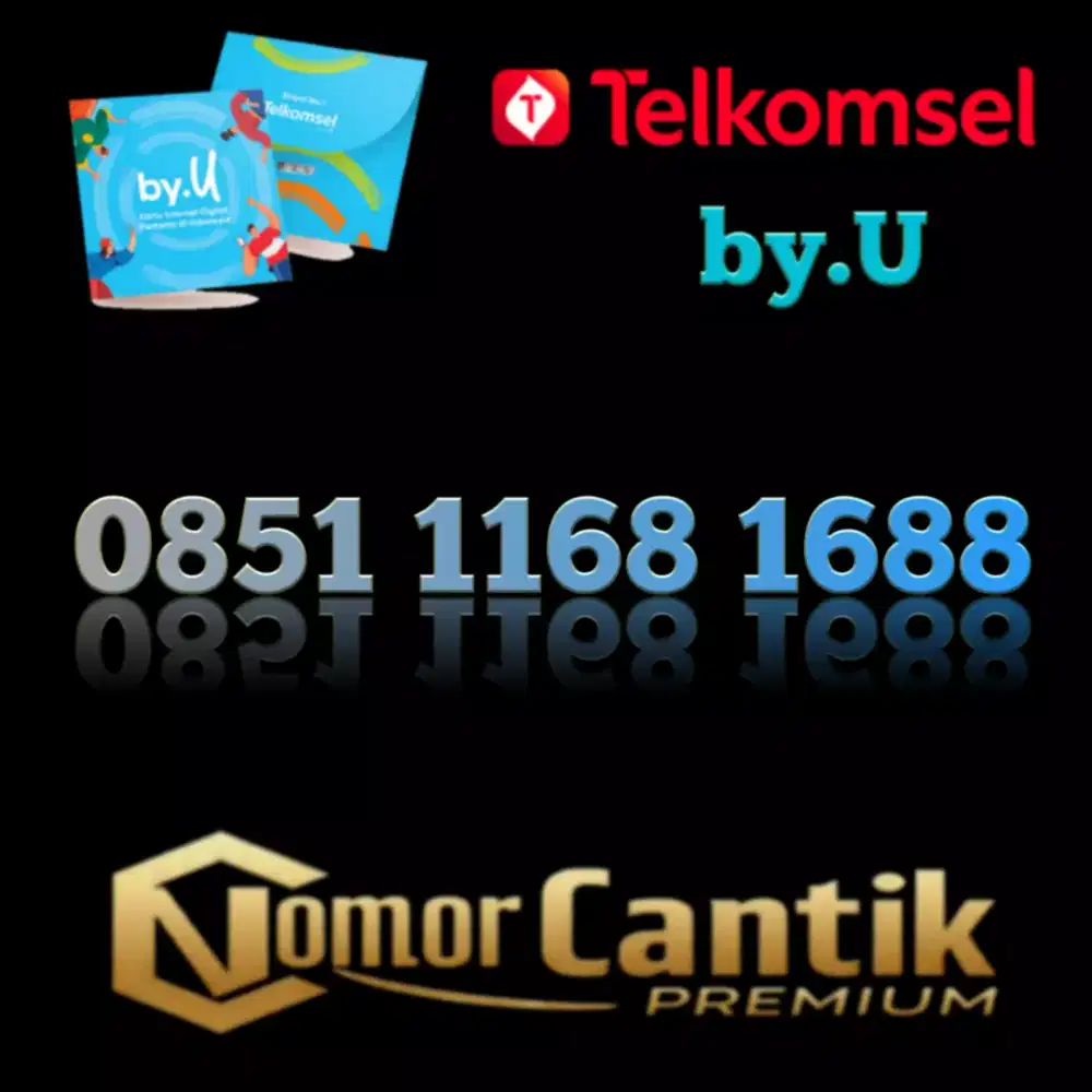 Nomor Cantik Exsclusive Telkomsel Byu Super iLuFA 168