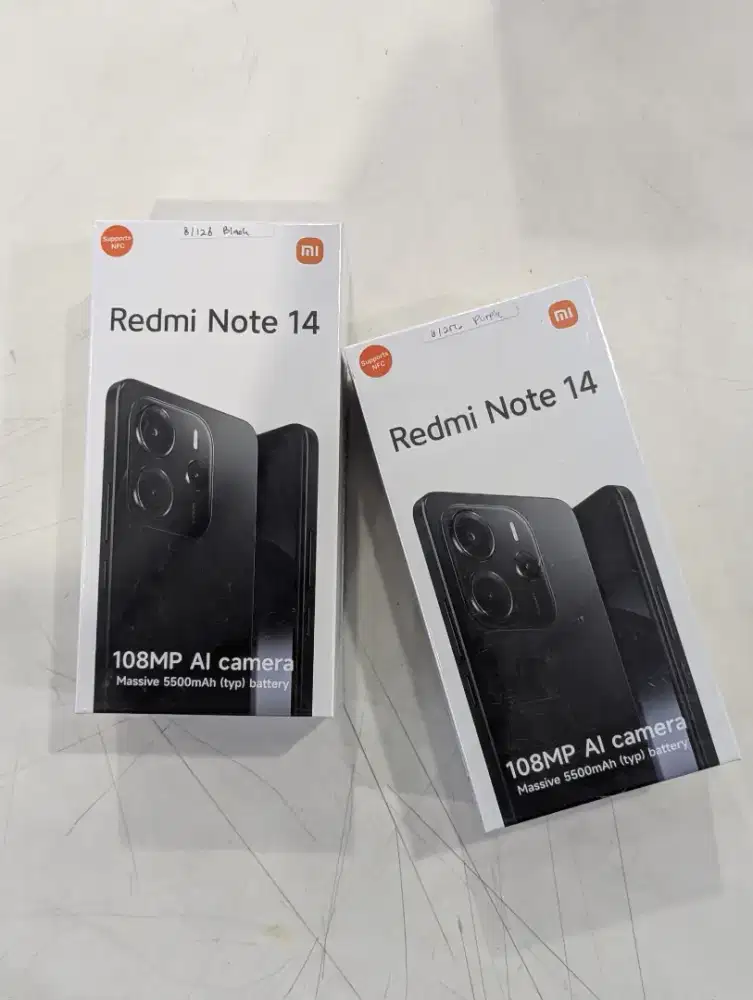 Ready stok redmi note 14 8/256 gb bisa cod