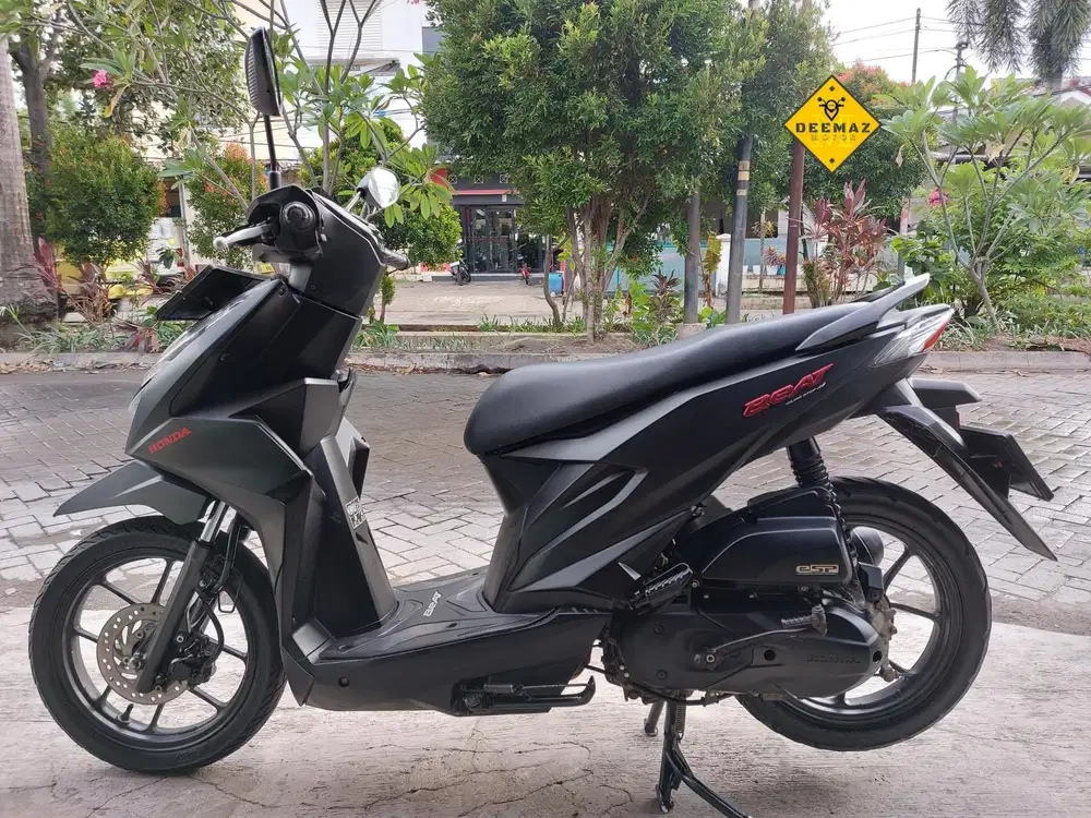 (DP 500)‼️ Beat Deluxe CBS ISS Hitam Murah 2023 Cash / Kredit