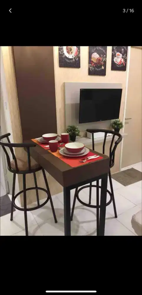 Jual Apartment ayodhya tower jade lantai 11 no 1156, SHM, Full furnish
