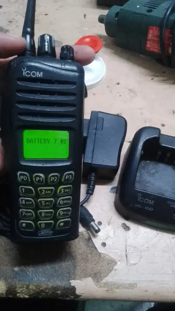 Ht icom ic ft 4162 DT frekuensi UHF 470 mhz
