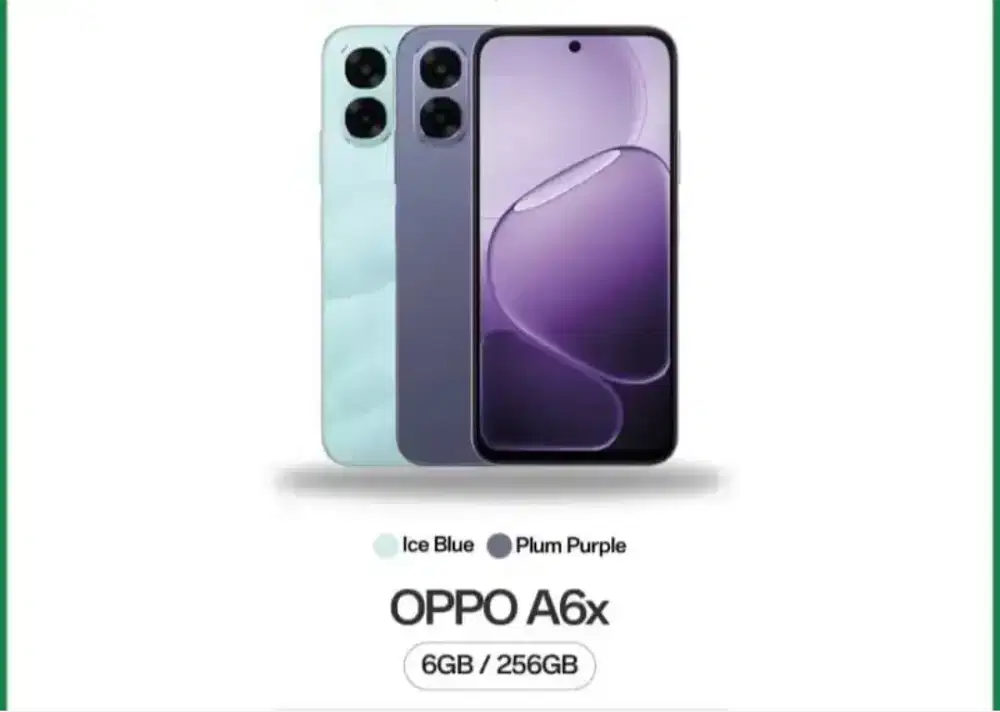OPPO A6x 6/256GB BISA KREDIT SYARAT KTP SAJA