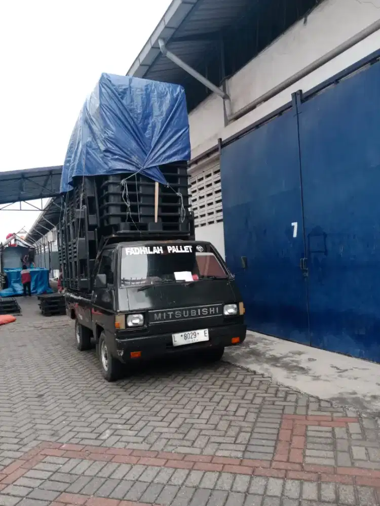 Pallet plastik second murah