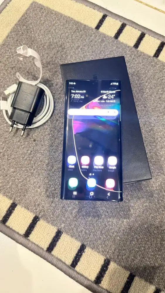 Samsung Note 10 Black 8/256GB SEIN Lengkap