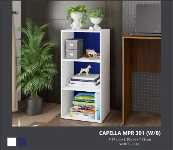 Rak Buku Serbaguna Susun 3/5/7/10/15