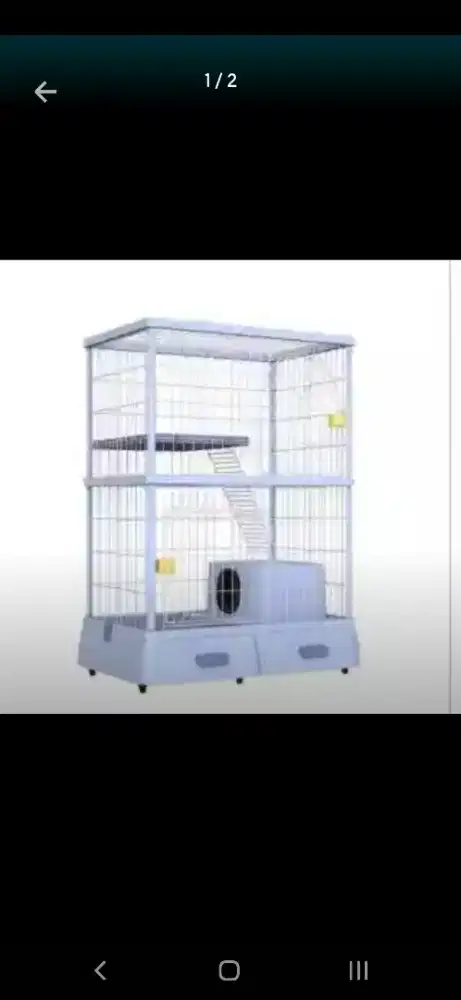 Kandang kucing bekas