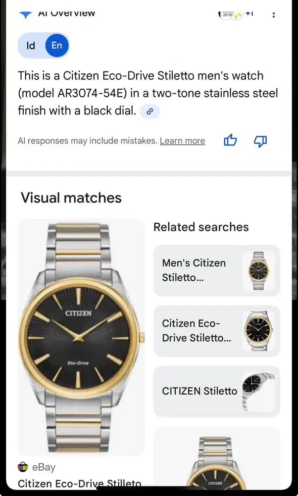 Jam Tangan Citizen Ecodrive