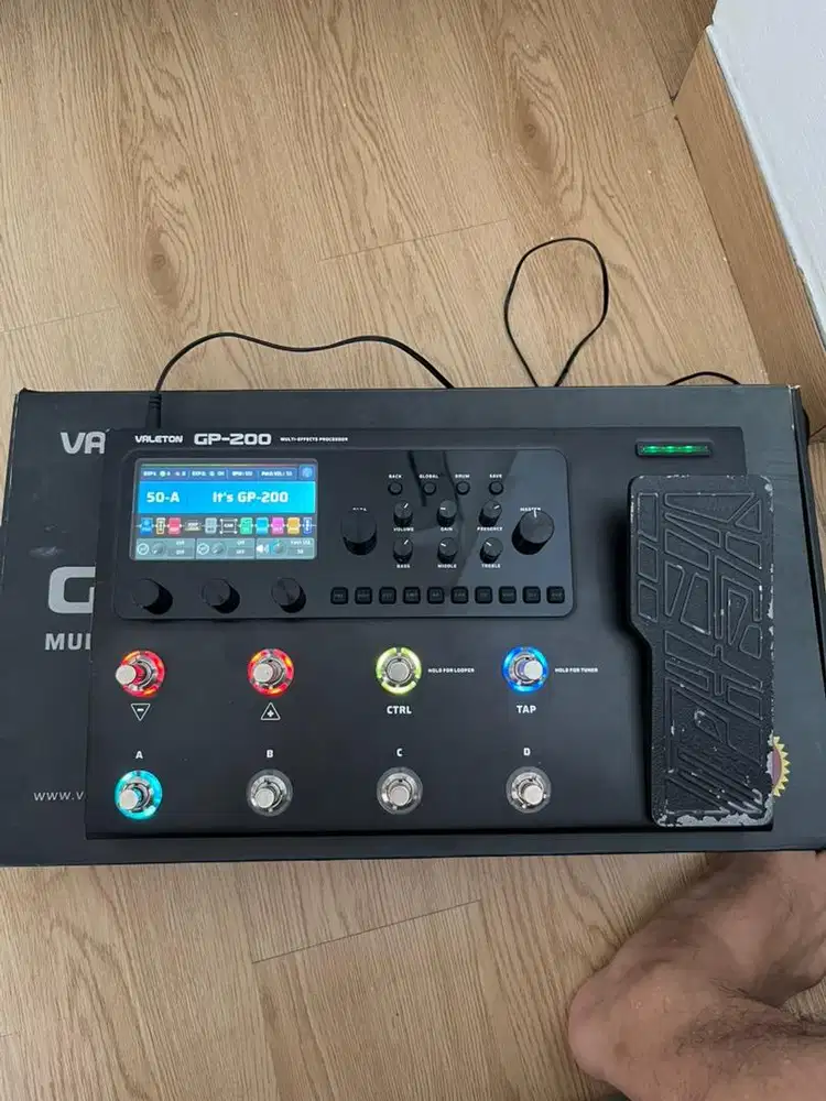 Efek Gitar Valeton GP200 Bekas Gp-200