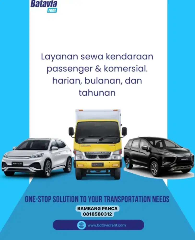 Sewa kendaraan passenger & komersial