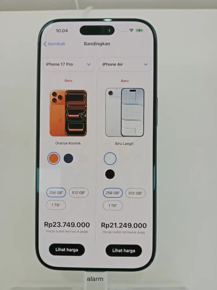 CICILAN HANDPHONE IPHONE17 PRO 256 TANPA KARTU KREDIT  DP DI SPAYLATER