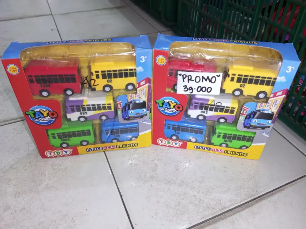 PROMO Mainan Anak Tayo isi 5