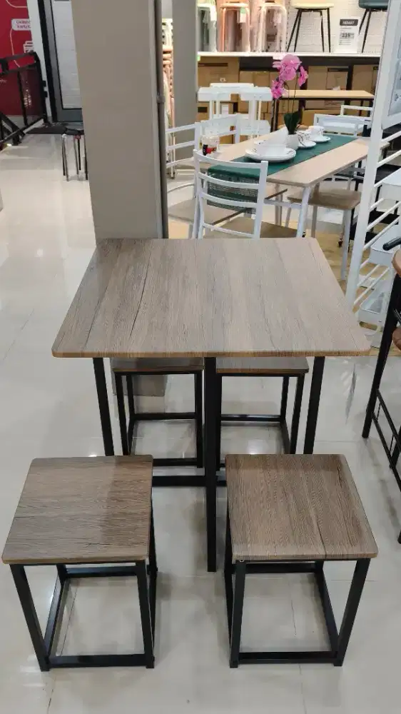 MEJA MAKAN 4KURSI MINIMALIS