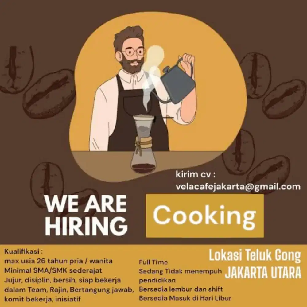 LOWONGAN COOKING Teluk Gong