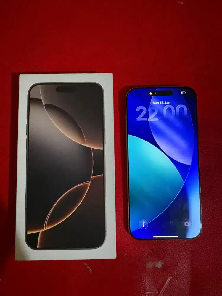 Jual cepat iPhone 16  pro max 256 mulus