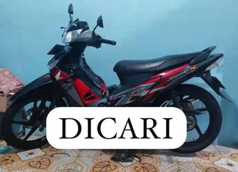 Di Cari Supra X 125 Double Disk DD Tahun 2009 Ke Atas Supra X 2011