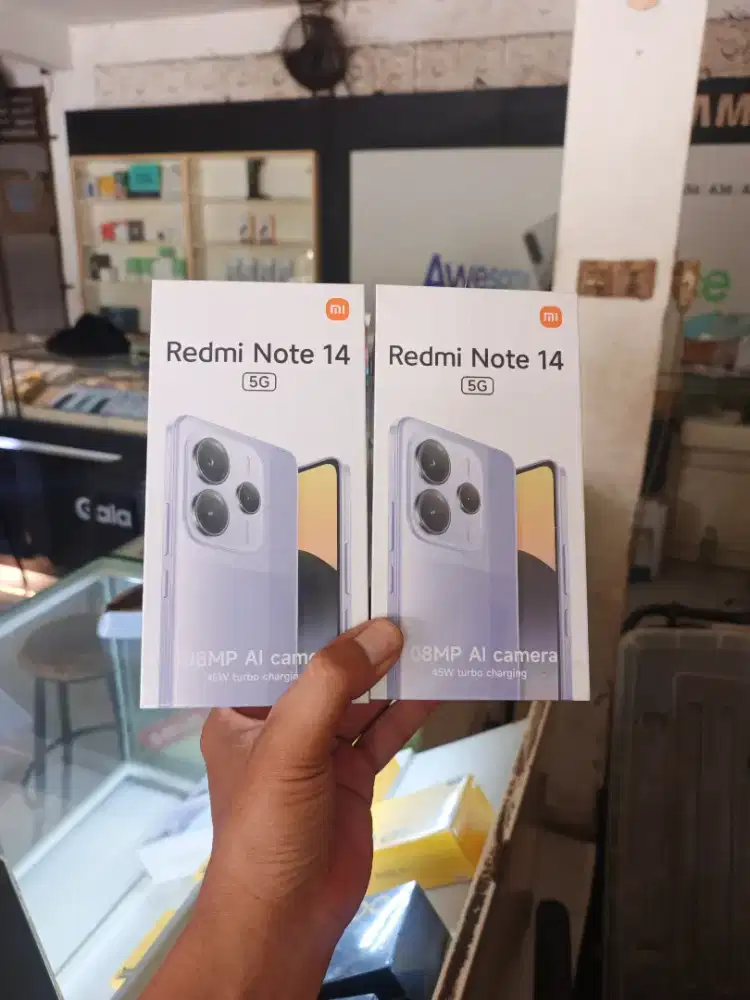 Berminat silahkan WA Xiaomi Redmi Note 14 5G 12/512 Garansi 15bln