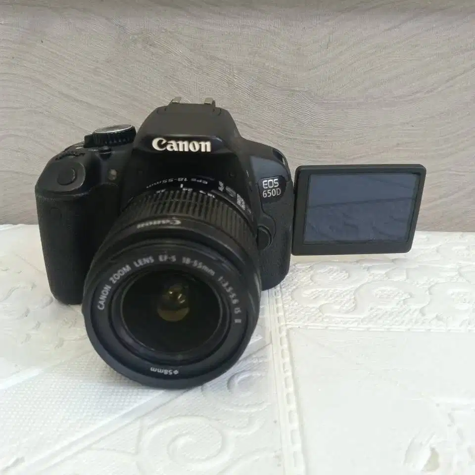 Kamera DSLR Canon Eos 650D Layar Flip Touchscreen