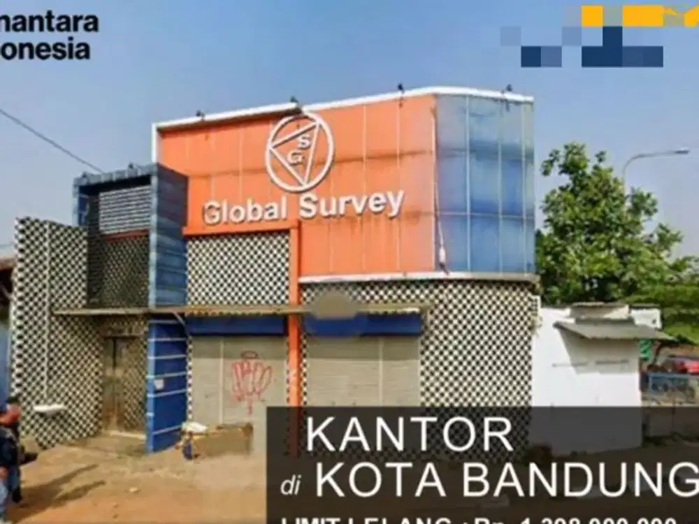 Ruko Lelang 1 lantai SHM siap huni nyaman strategis di Moh. Toha Mainroad, Bandung