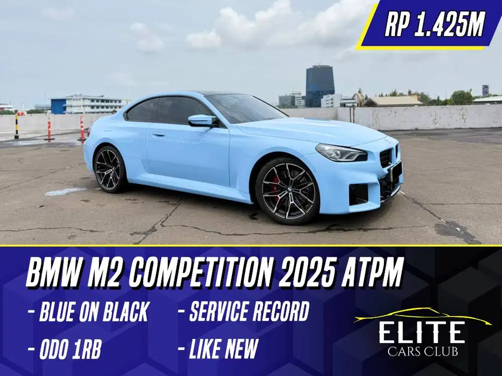 BMW M2 Competition 2025 NIK 2024 Blue on Black Biru M 2 Comp M2C C
