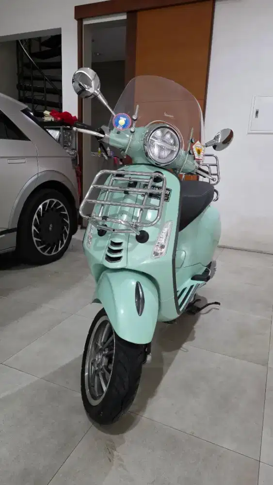 Jual Vespa S Primavera Green 150 Abs 2021 RARE