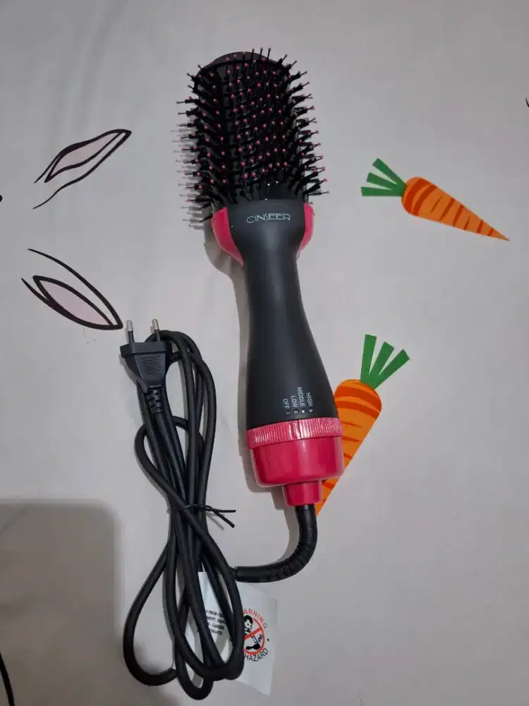 Cinseer Hairdryer and styler 3in1 negatif ion original