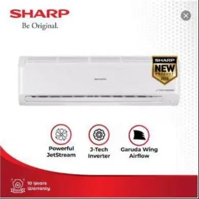SHARP J-Tech Inverter 1.5 pk AH-X13BEY Garansi free kirim karawang