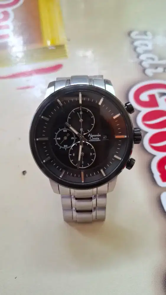 Jam tangan Alexandre Christie 6323MC silver