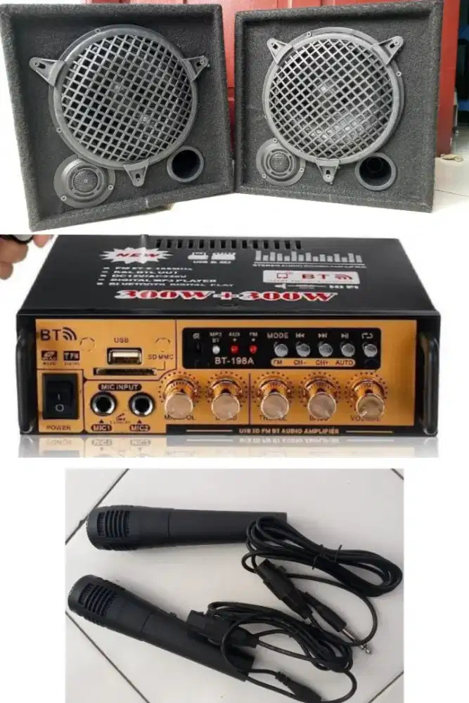 Paket sound karaoke 8 in wireless