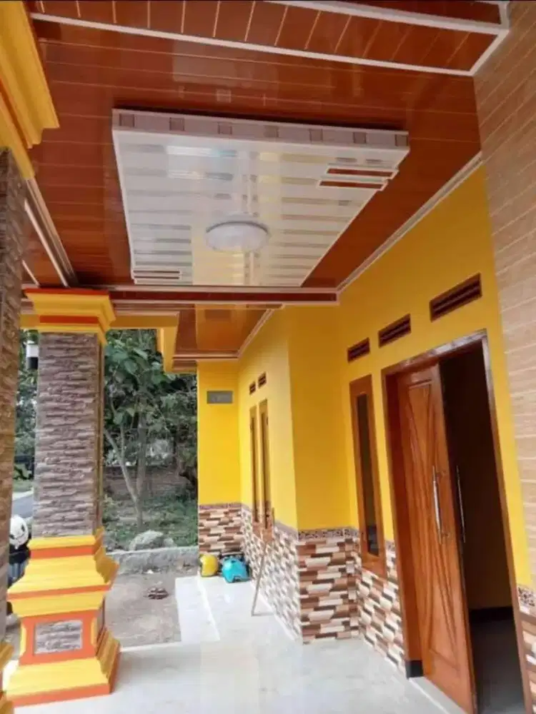 Plafon PVC terpasang dan renovasi rumah