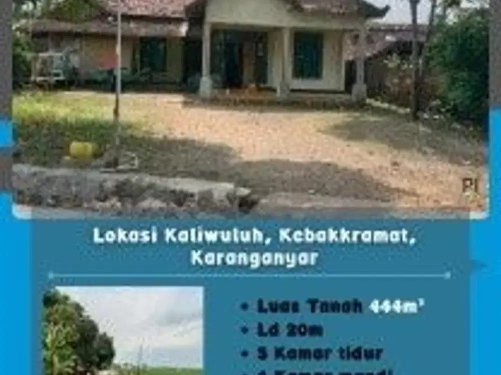 Dijual Rumah Kaliwuluh Kebakkramat