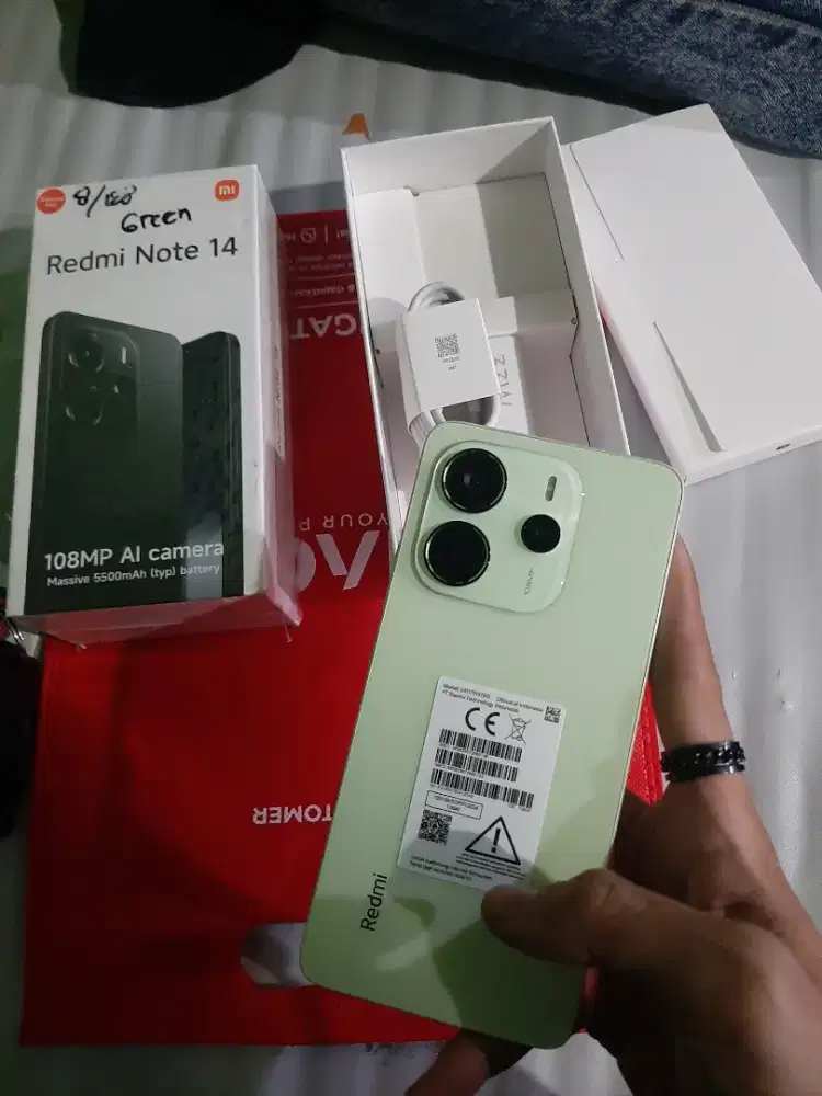 NEW REDMI NOTE 14 4G RAM 16GB ROM 128/256GB BRAND NEW BEST PRIZE