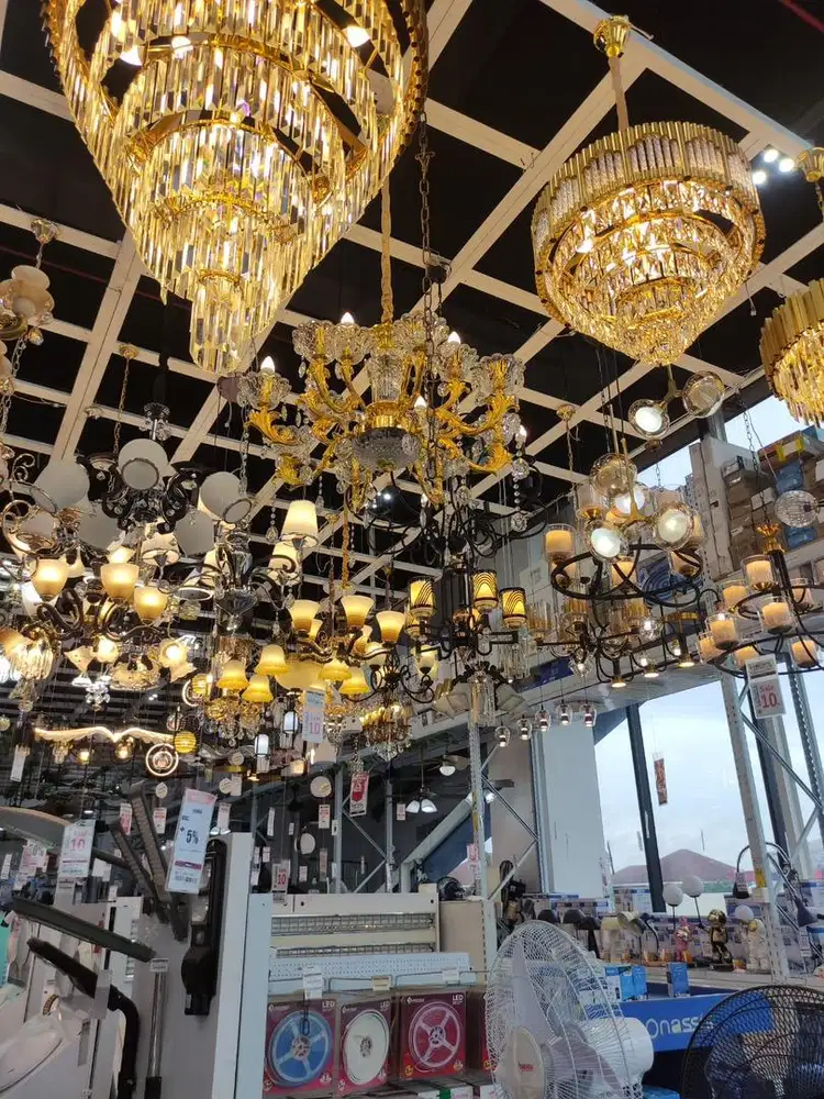 Bisa cicilan lampu gantung hiasan ruang tamu promo cicilan bunga 0%