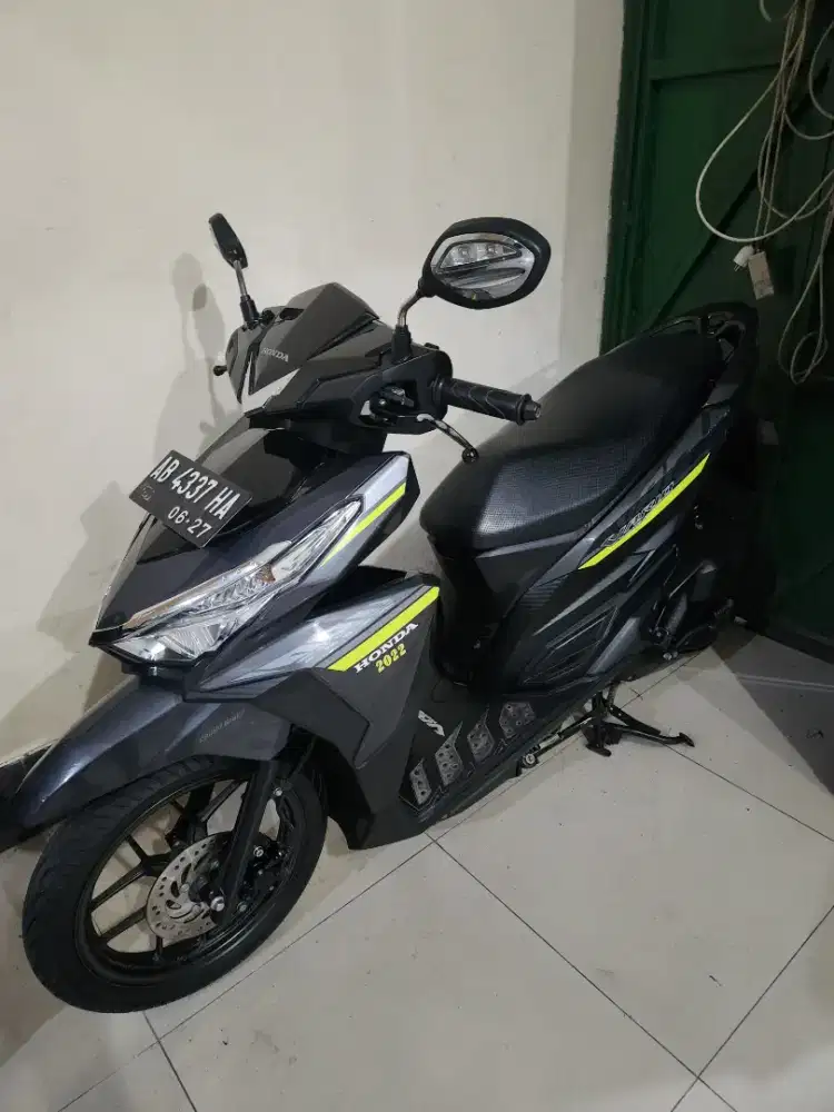 Vario 125 led hitam hijau km ceper 37rb*an Gbm
