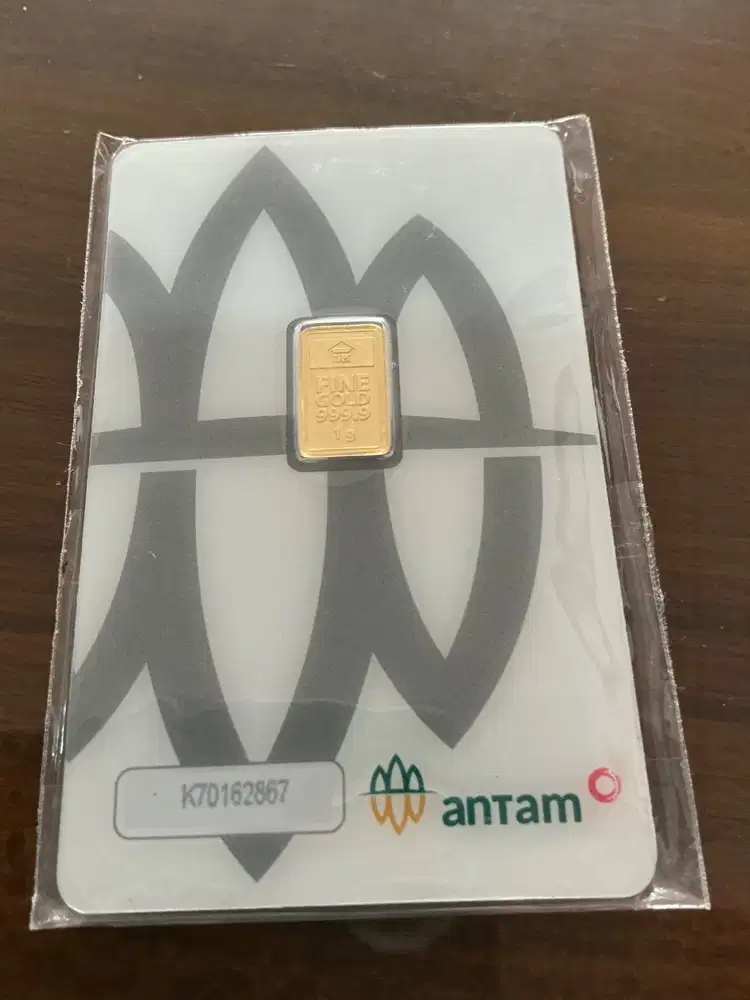 Emas Batangan Logam Mulia Antam 1 Gram