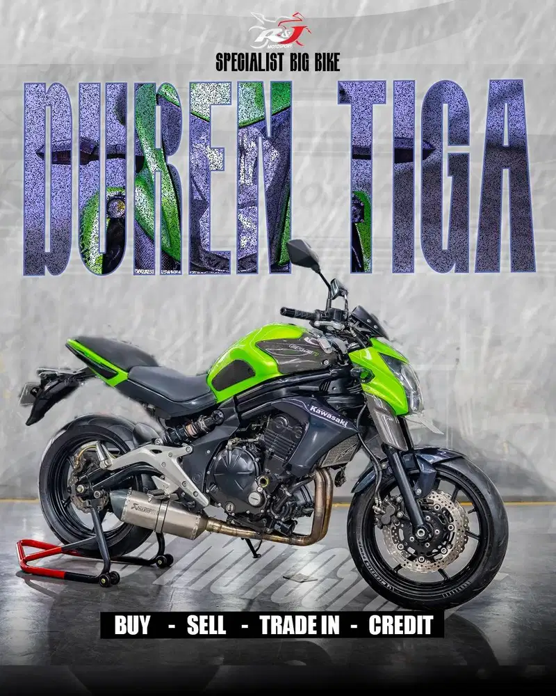 Kawasaki ER6N ER6 Ninja 650 2011 Km 29.000an Full Paper  ‎ ‎