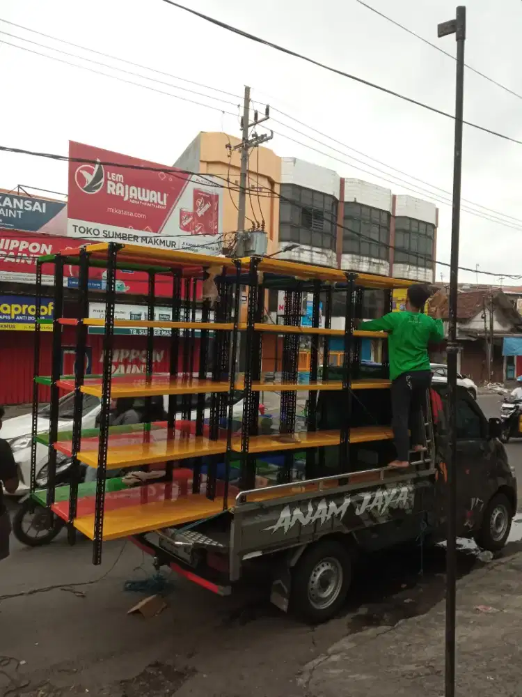 Rak buku rak besi rak sekolah