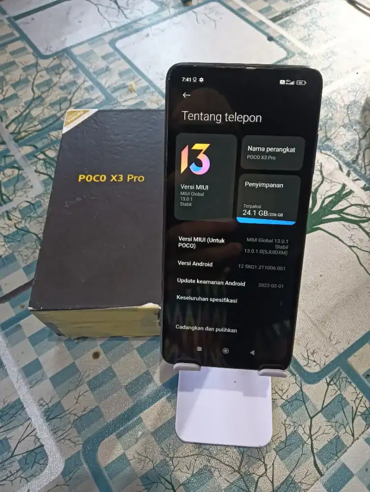 Poco X3pro ram 8+3 Rom 256 4G dual sim card