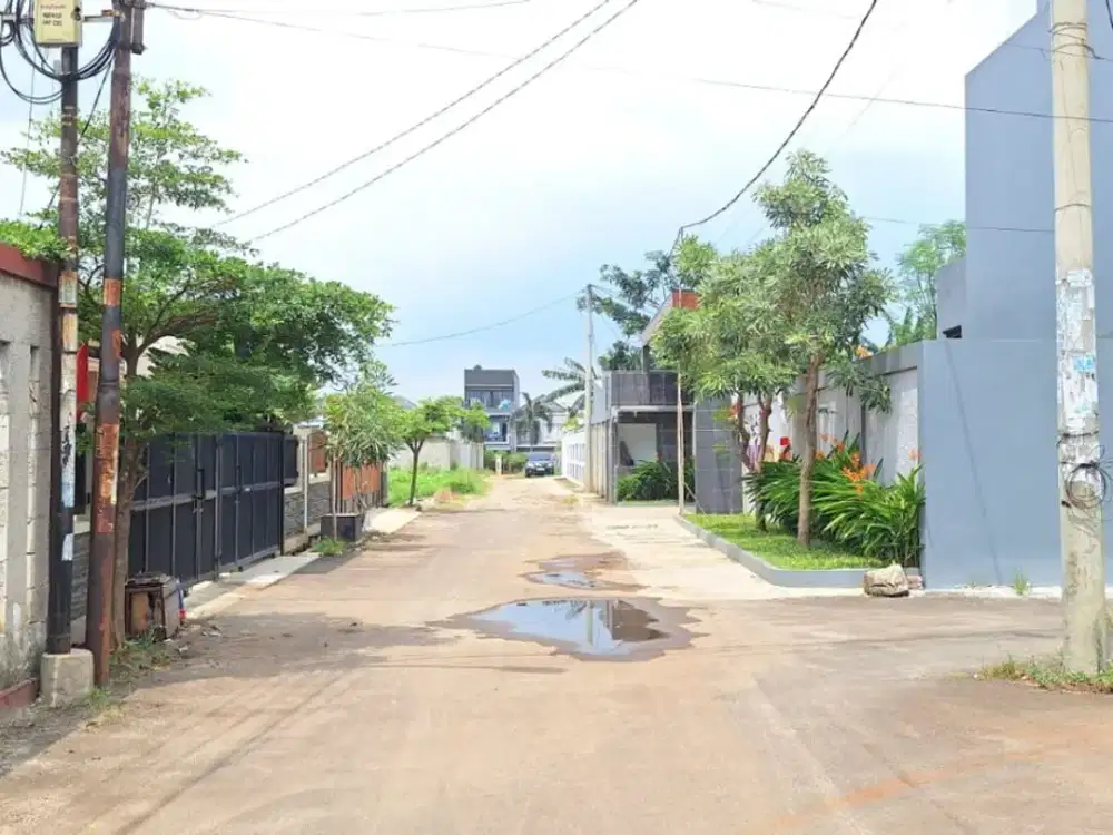 Kavling SHM Pamulang luas 100-an, akses jalan 2 mobil.