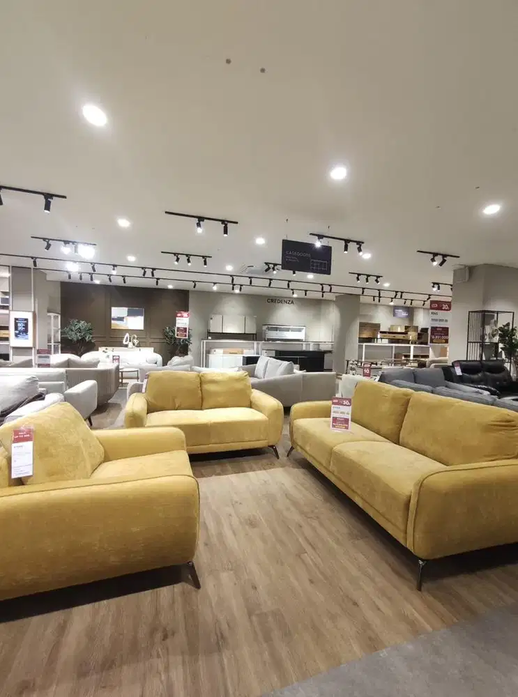 Bisa cicilan sofa full set promo cicilan bunga 0% free 1X angsuran
