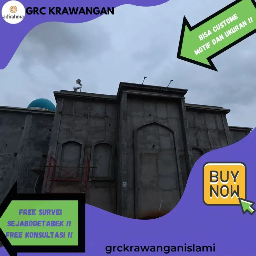 Lisplang Profil Custom Desain Rumah & Masjid Jakarta Selatan