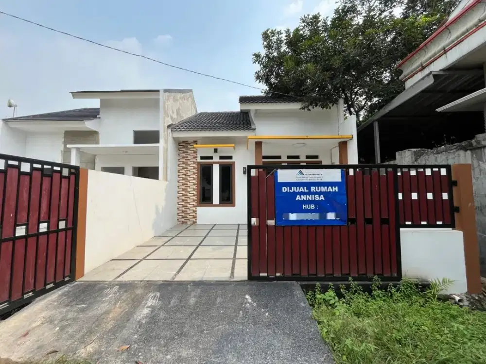 DIJUAL RUMAH MURAH LINGKUNGAN ASRI, AMAN, BEBAS BANJIR DI SENOPATI ESTATE BURANGKENG BEKASI