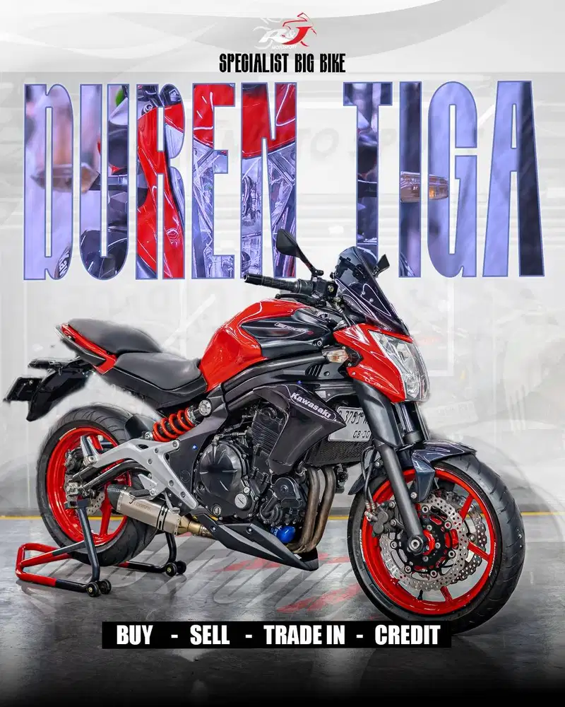 Kawasaki ER6N ER6 Ninja 650 Nik 2012 Knalpot Akrapovic Km 27.000an