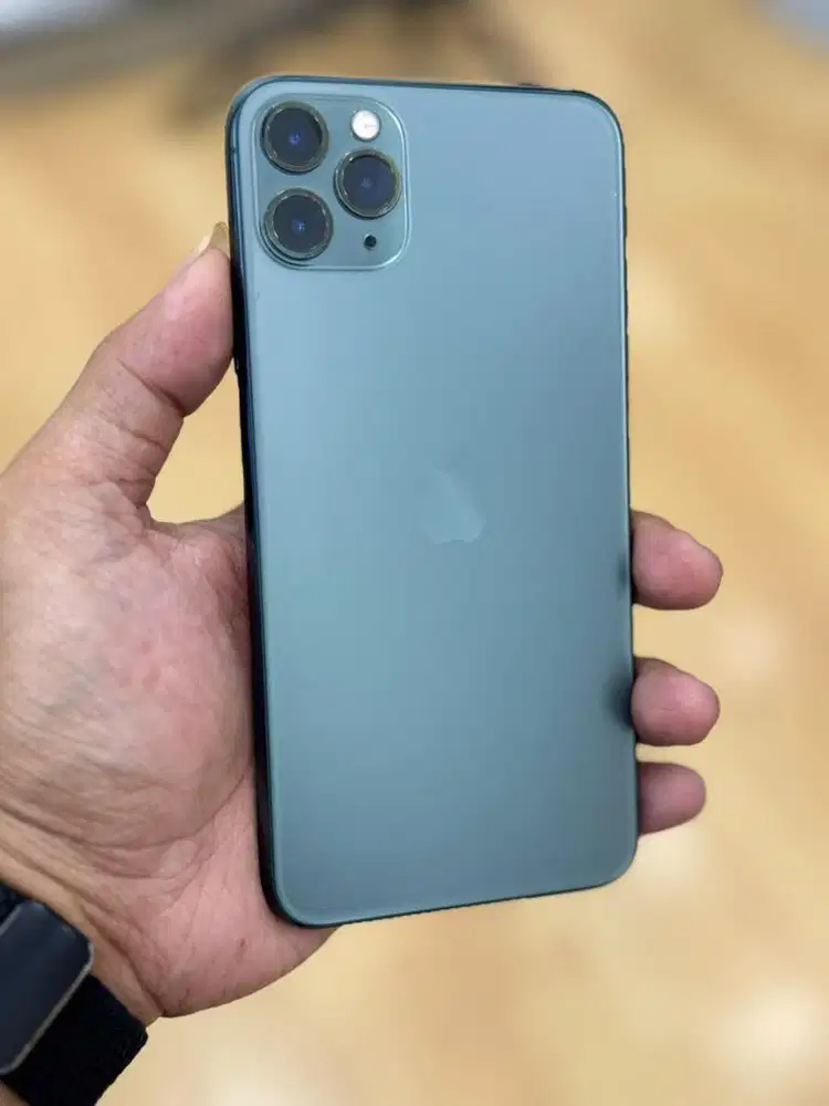 Iphone 11 Promax 64GB green second resmi iBox mulus mo minus fullset